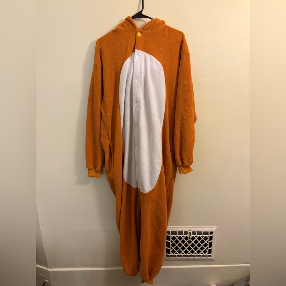 Bear Onesie in Orange